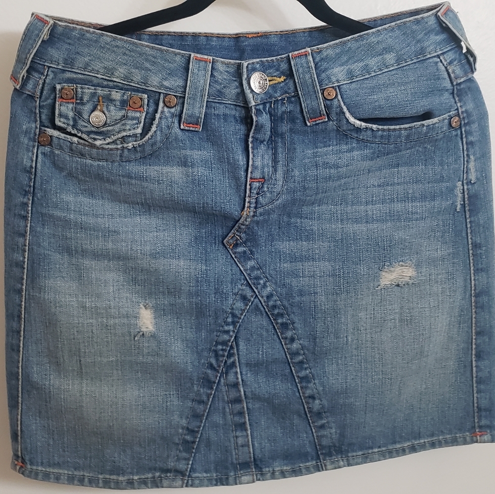 True Religion Jean Skirt